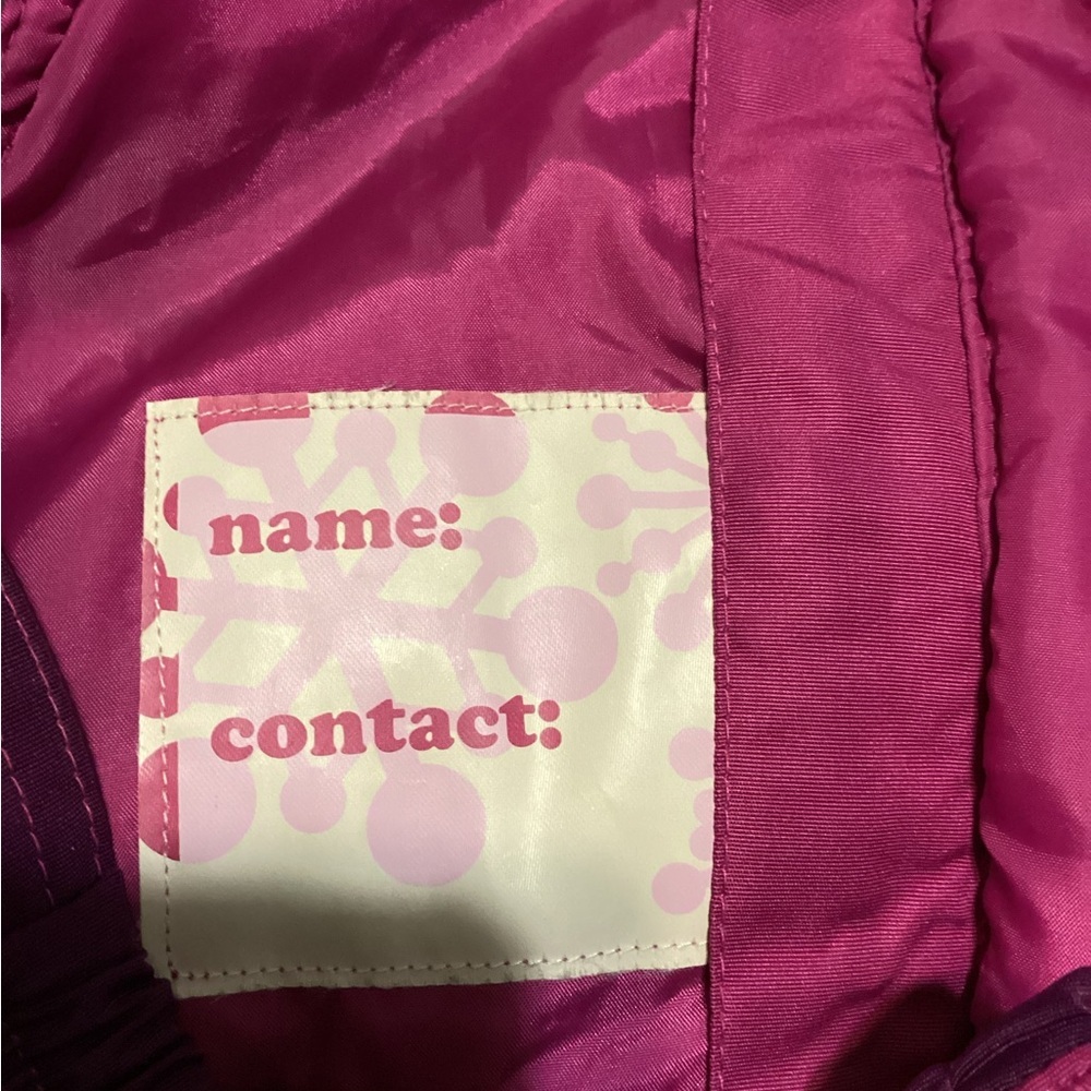 Cherokee Pink Snow Bib Overalls - Picture 5 of 5